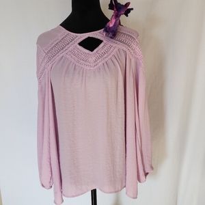 VINCE CAMUTO Light Pink Blouse Women's Size Large